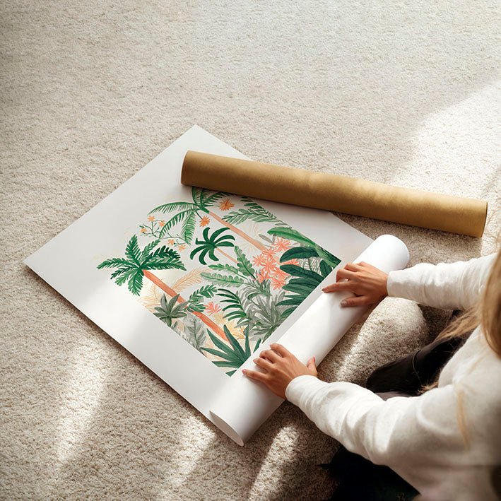 Large Wall Paintings Framed | Set of 3 Beach Decor Wall art Prints