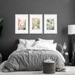 Large Wall Paintings Framed | Set of 3 Beach Decor Wall art Prints
