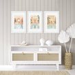 Large Wall Pictures For Living Room | Set of 3 Beach Decor Wall art Prints
