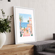 Large Wall Pictures Living Room | Set of 3 Beach Decor Wall art Prints
