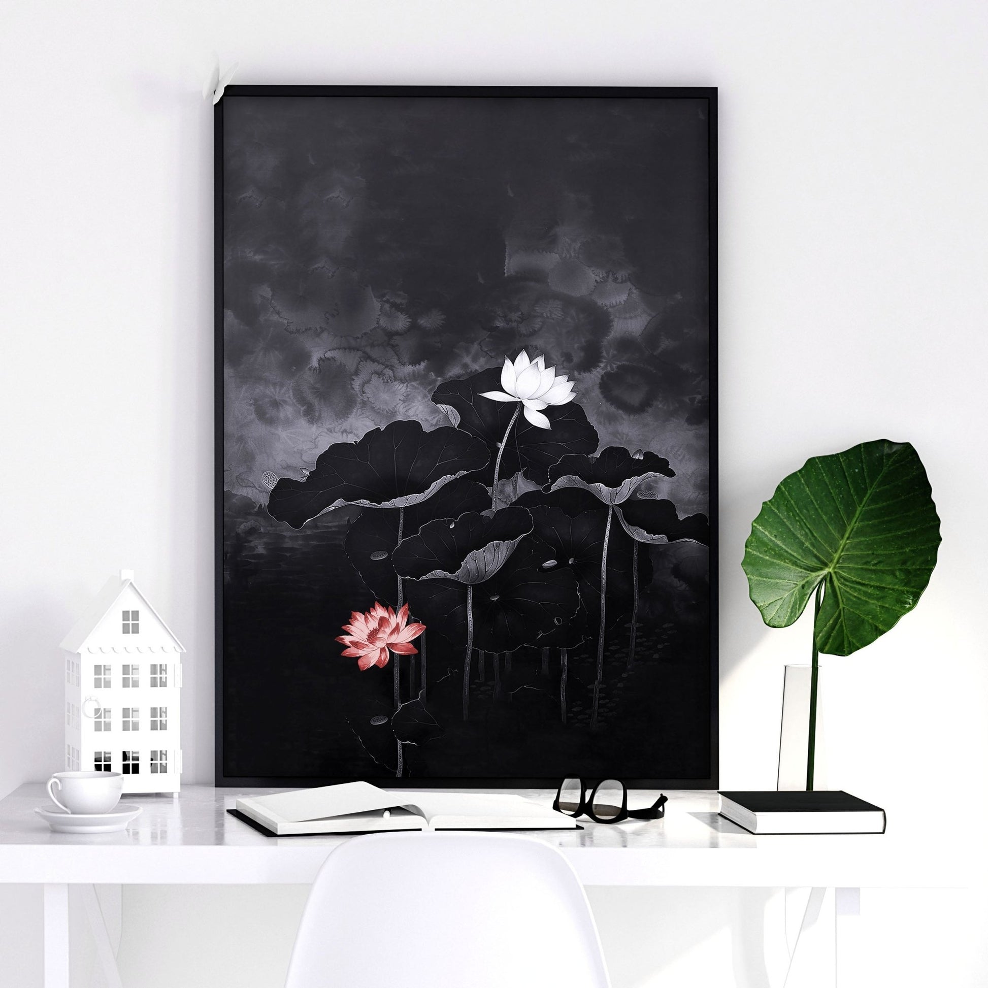Large Wall Posters | Set of 3 Asian Inspired Wall art Prints