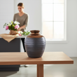 Zamak Large Barrel Vase
