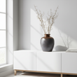Zamak Large Barrel Vase