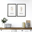 Laundry Room Decor Ideas | Set of 2 wall art prints