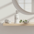 Le Bain White Ceramic Lotion Dispenser
