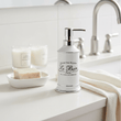 Le Bain White Ceramic Lotion Dispenser