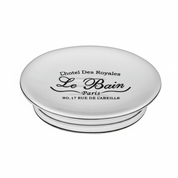 Le Bain White Ceramic Soap Dish