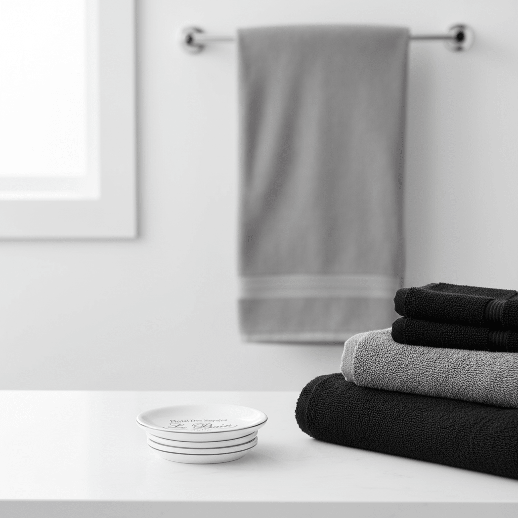 Le Bain White Ceramic Soap Dish