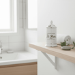 Le Bain White Ceramic Toothbrush Holder