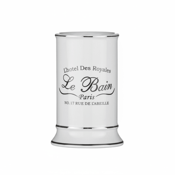 Le Bain White Ceramic Tumbler