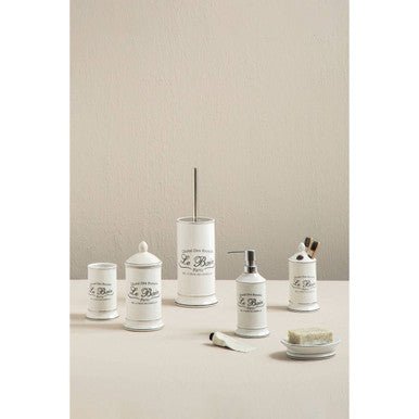 Le Bain White Ceramic Tumbler
