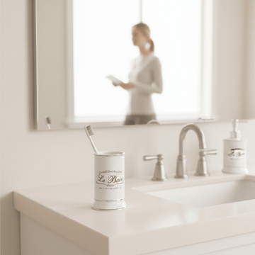 Le Bain White Ceramic Tumbler