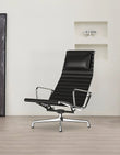 Lemos Swivel Lounge Chair With Pillow & Footstool