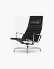Lemos Swivel Lounge Chair With Pillow & Footstool