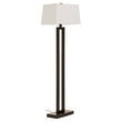 Leora Black and White Floor Lamp