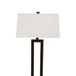 Leora Black and White Floor Lamp