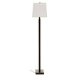 Leora Black and White Floor Lamp
