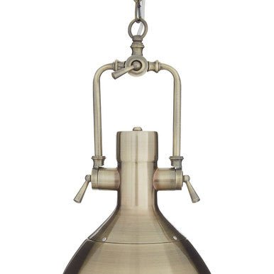 Lexington Large Antique Brass Pendant Light