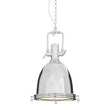 Lexington Large Chrome Plain Pendant Light