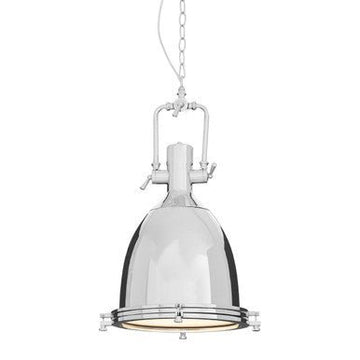 Lexington Large Chrome Plain Pendant Light