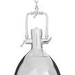 Lexington Large Chrome Plain Pendant Light