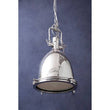 Lexington Large Chrome Plain Pendant Light