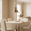 Lexington Medium Antique Brass Pendant Light