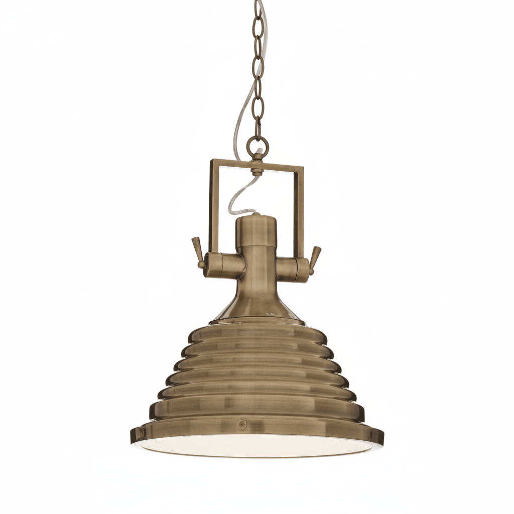 Lexington Medium Antique Brass Pendant Light