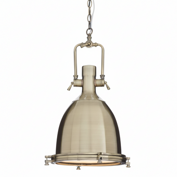 Lexington Large Antique Brass Pendant Light