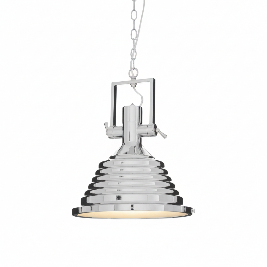 Lexington Medium Chrome Pendant Light