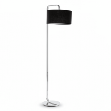 Leyna Chrome Base Floor Lamp
