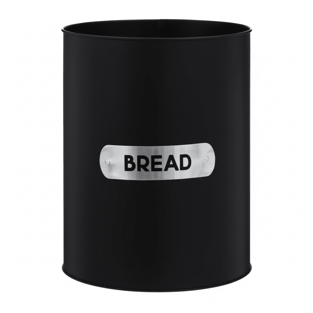 Liberty Black Enamel Bread Bin