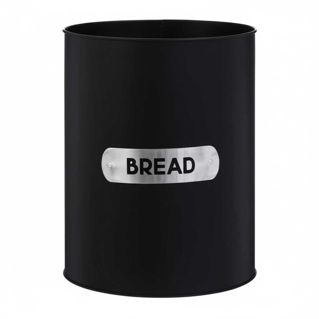 Liberty Black Enamel Bread Bin