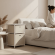Lindo 2 Natural Fabric Drawers Cabinet