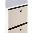 Lindo 4 Natural Fabric Drawers Cabinet