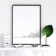 Line Art City Skyline Skyscraper wall art — piece 1 of 3 in the set