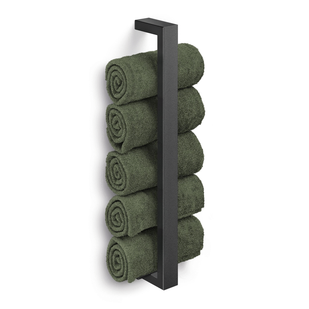 Linea Black Stainless Steel 40 cm Guest Towel Holder 40598
