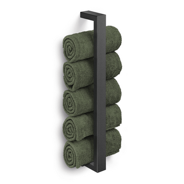 Linea Black Stainless Steel 40 cm Guest Towel Holder 40598