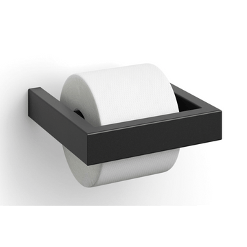 Linea Black Stainless Steel Toilet Roll Holder 40576