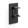 Linea Black Stainless Steel Wall Bracket, set/2 (for adhesive attachment) 40585