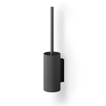 Linea Black Stainless Steel Wall Toilet Brush Set 40571