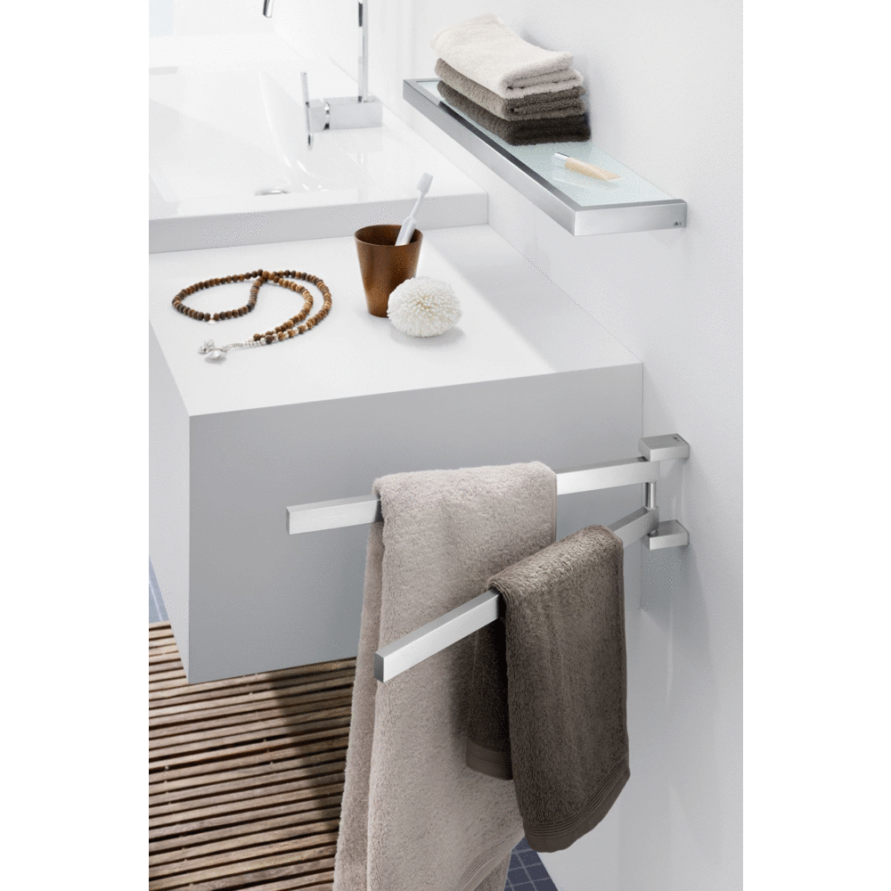 Linea Brushed Stainless Steel 44.5 cm Swivel Towel Rail 40380