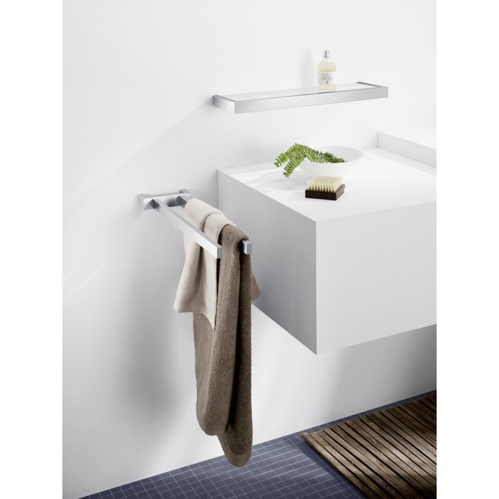 Linea Brushed Stainless Steel 46.5 cm Bathroom Shelf 40384