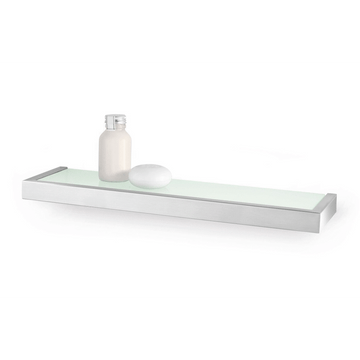 Linea Brushed Stainless Steel 46.5 cm Bathroom Shelf 40384