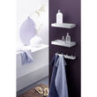 Linea Brushed Stainless Steel Bathroom Shelf 26.5cm