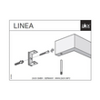 Linea Brushed Stainless Steel Bathroom Shelf 26.5cm