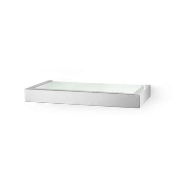 Linea Brushed Stainless Steel Bathroom Shelf 26.5cm