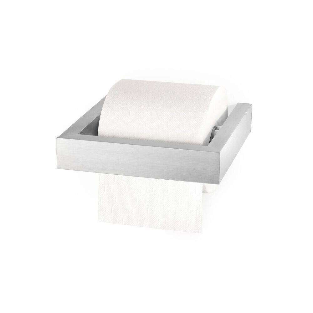Linea Brushed Stainless Steel Toilet Roll Holder 40386