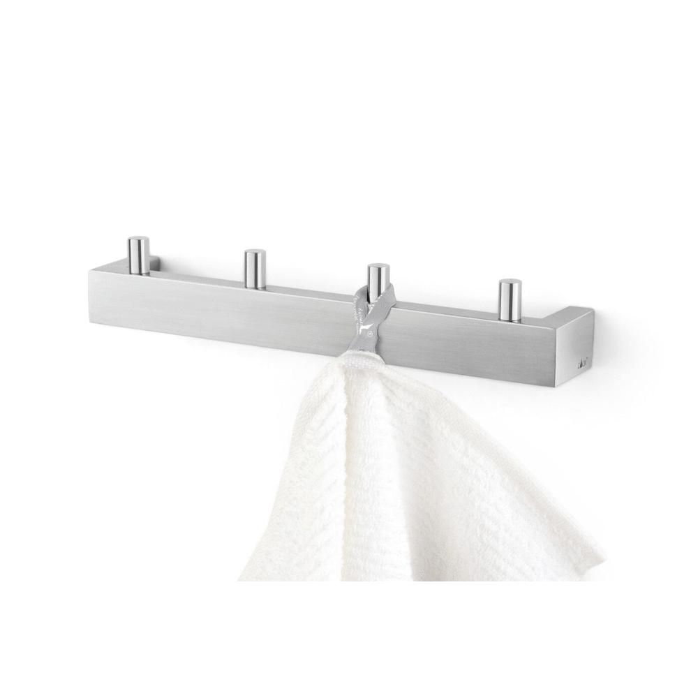 Linea Brushed Stainless Steel Towel Hook Rail 40389