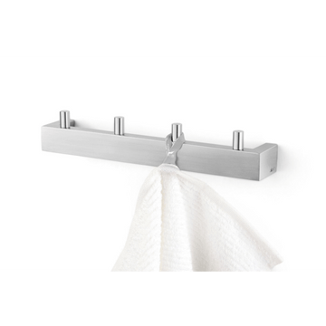 Linea Brushed Stainless Steel Towel Hook Rail 40389